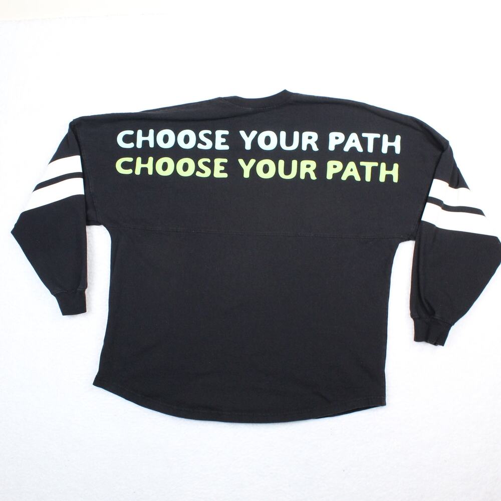 Disney Mandalorian Yoda Spirit Jersey Star Wars Men Large Black Choose Your Path